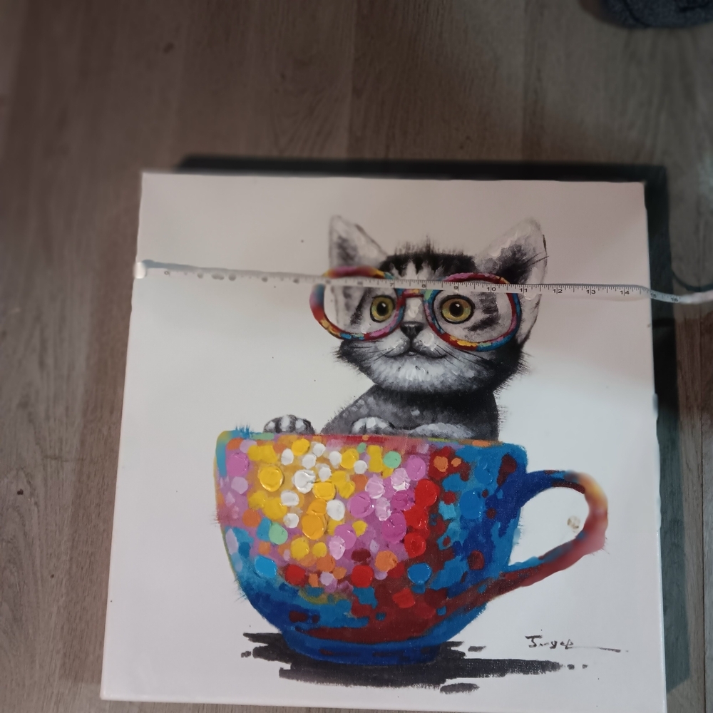 Colorful Animal Art Canvas Set NWOT - Picture 5 of 6